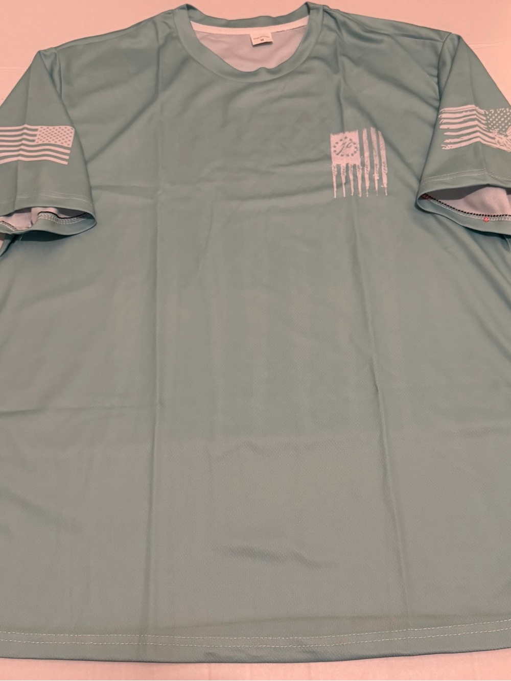 I43 Men's Light Seafoam Short-Sleeve Performance Shirt